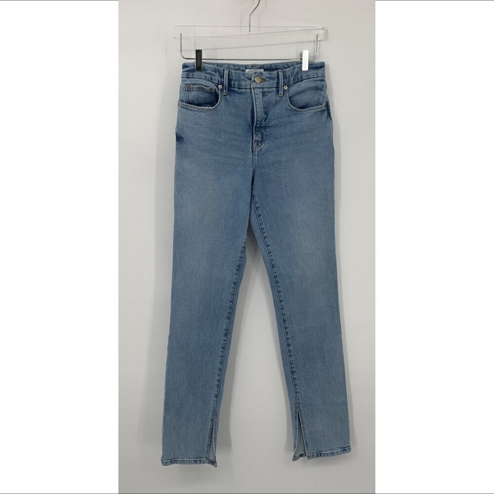 Good American Light Blue Boot Cut Jeans